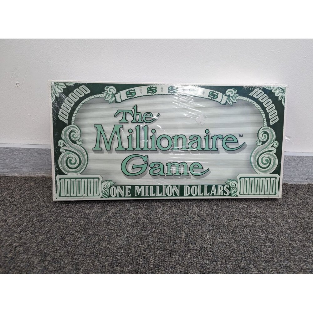 The Millionaire Game Vintage Board Game Henco 1984 Massillon, Ohio - New Sealed